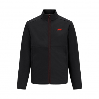 Formuła 1 kurtka męska Logo Softshell Black F1 Team 2023