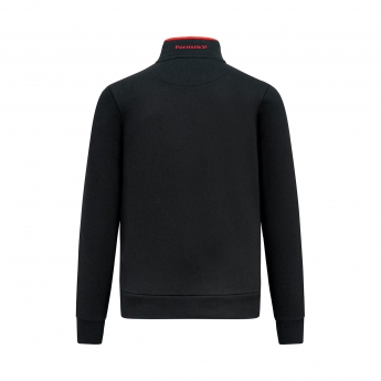 Formuła 1 bluza męska 1/4 zip Logo Black F1 Team 2023