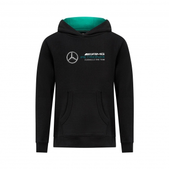 Mercedes AMG Petronas dziecięca bluza z kapturem Logo black F1 Team 2023