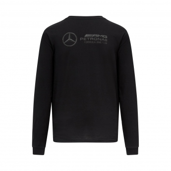 Mercedes AMG Petronas męska koszulka z długim rękawem Classic Black F1 Team 2023