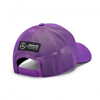 Mercedes AMG Petronas czapka baseballówka ewis Hamilton Trucker purple F1 Team 2023