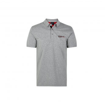 Porsche Motorsport męska koszulka polo Logo grey 2021