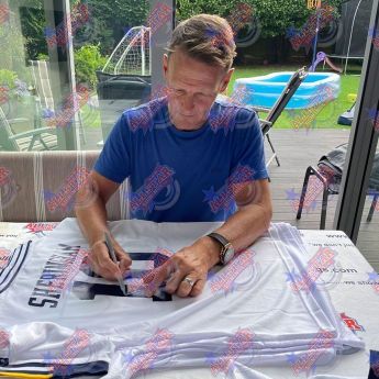 Słynni piłkarze koszulka w antyramie Tottenham Hotspur FC 1994 Klinsmann Signed Shirt (Framed)