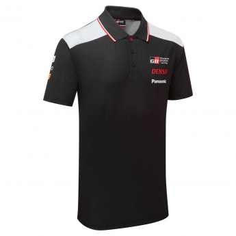 Toyota Gazoo Racing męska koszulka polo Gazoo black 2023