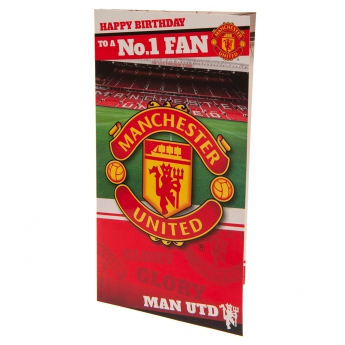 Manchester United życzenia Birthday Card No 1 Fan