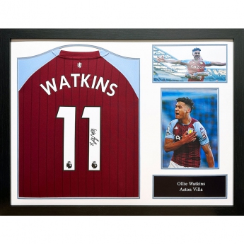 Słynni piłkarze koszulka w antyramie Aston Villa FC Watkins Signed Shirt (Framed)