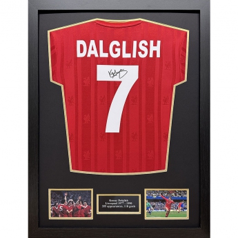 Słynni piłkarze koszulka w antyramie 1986 Dalglish Signed Shirt (Framed)
