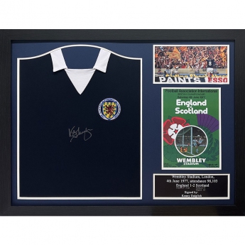 Słynni piłkarze koszulka w antyramie 1978 Dalglish Signed Shirt (Framed)