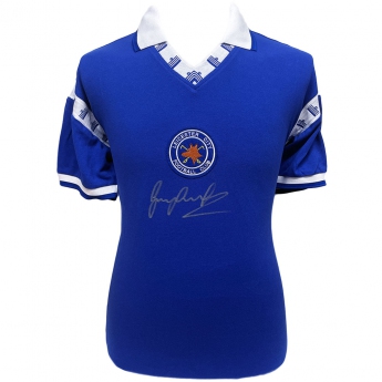 Słynni piłkarze piłkarska koszulka meczowa Leicester City FC 1978 Lineker Signed Shirt