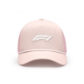 Formuła 1 czapka baseballówka Pastel Trucker Pink F1 Team 2023