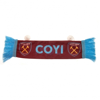 West Ham United miniszalik do samochodu Mini Car Scarf