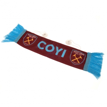 West Ham United miniszalik do samochodu Mini Car Scarf