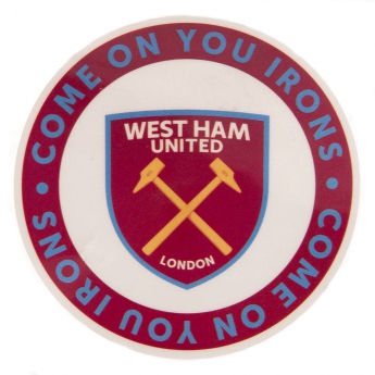 West Ham United naklejka Single Car Sticker COYI