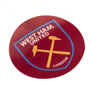 West Ham United naklejka Single Car Sticker CR