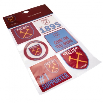 West Ham United naklejki Car Decal Set