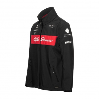 Alfa Romeo Racing kurtka męska Softshell official black F1 Team 2023