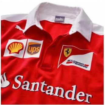 Scuderia Ferrari koszulka polo SF Team rosso corsa