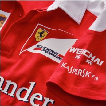 Scuderia Ferrari koszulka polo SF Team rosso corsa
