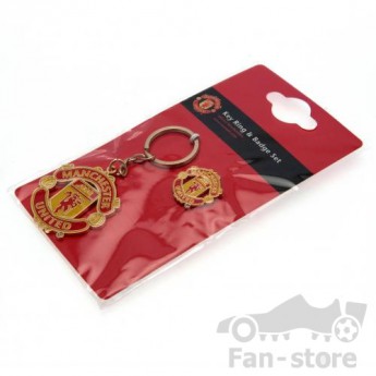 Manchester United brelok i pineska design set