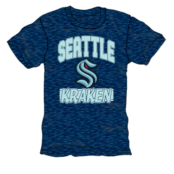 Seattle Kraken koszulka dziecięca All Time Great Triblend blue