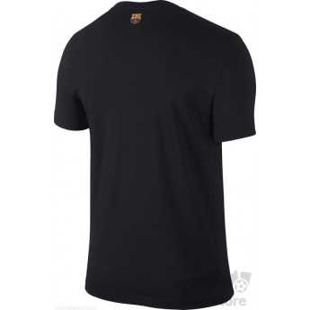 Barcelona t-shirt męski dos negro