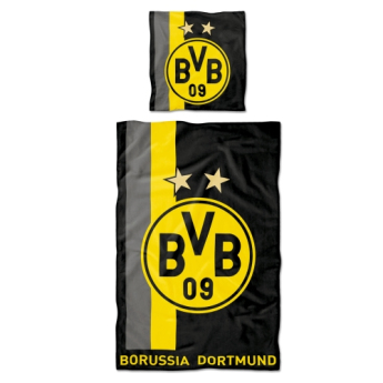 Borusia Dortmund pościel na jedno łóżko stripes