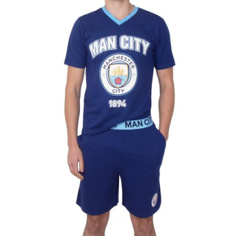 Manchester City piżama męska SLab short navy