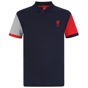 Liverpool męska koszulka polo Sleeve navy