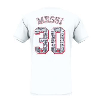 Lionel Messi koszulka męska eiffel messi white