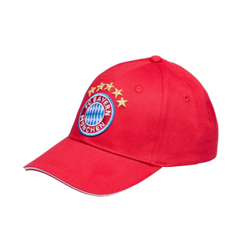 Bayern Monachium dziecięca czapka baseballowa logo red
