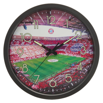 Bayern Monachium zegar ścienny allianz arena