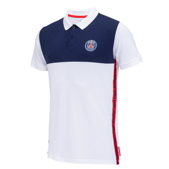 Paris Saint Germain męska koszulka polo stripes white