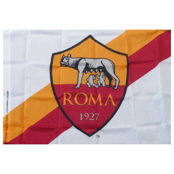 AS Roma flaga diagonal white