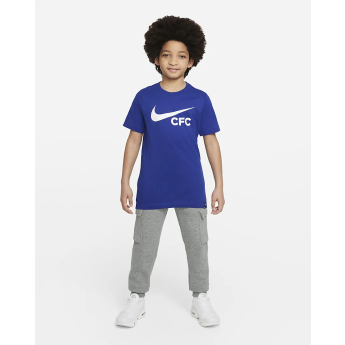 Chelsea koszulka dziecięca Swoosh CFC blue