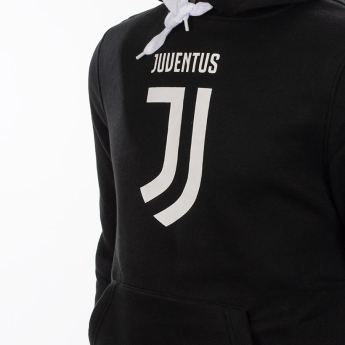 Juventus dziecięca bluza z kapturem No10 Logo black