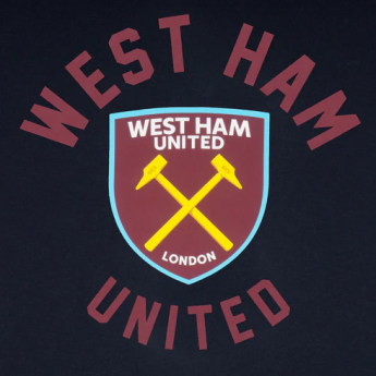 West Ham United męska bluza z kapturem Graphic navy blue