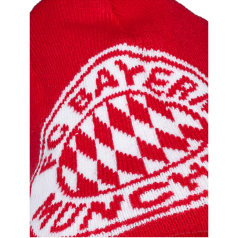 Bayern Monachium czapka zimowa dziecięca Reverse red