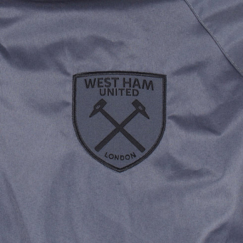 West Ham United męska kurtka z kapturem Shower Hood grey