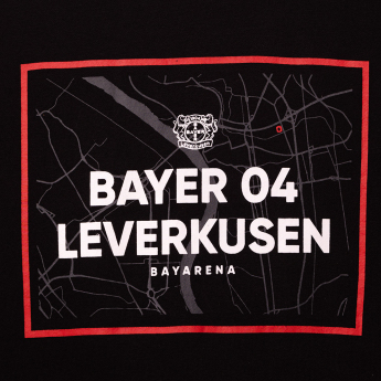 Bayern Leverkusen męska bluza z kapturem City Map
