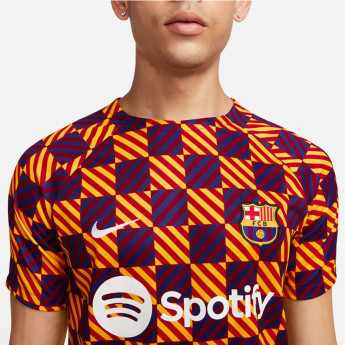 Barcelona piłkarska koszulka meczowa Pre-Match amarillo