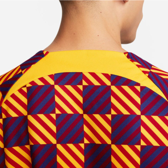 Barcelona piłkarska koszulka meczowa Pre-Match amarillo