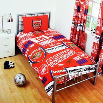 Arsenal pościel na jedno łóżko patch