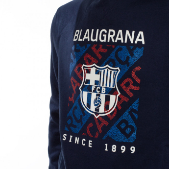 Barcelona męska bluza z kapturem Print Barca