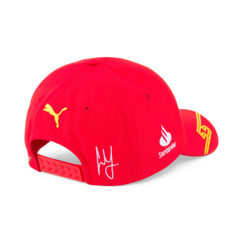 Ferrari dziecięca czapka baseballowa Carlos Sainz SE red F1 Team 2023