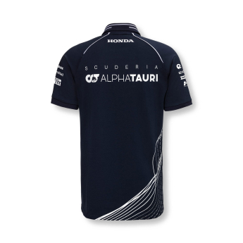 AlphaTauri męska koszulka polo official navy F1 Team 2023