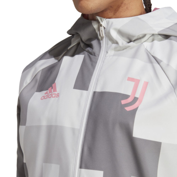 Juventus męska kurtka z kapturem Windbreaker Graphic