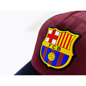 Barcelona czapka baseballówka soccer maroon