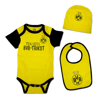 Borusia Dortmund zestaw dla noworodka 3 pcs yellow (62/98)