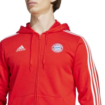 Bayern Monachium męska bluza z kapturem dna full-zip red