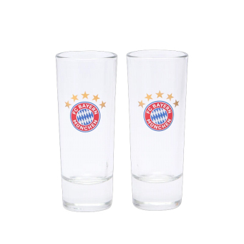 Bayern Monachium zestaw 2 kieliszków 5 stars logo